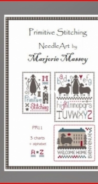 Primitive Stitching Needle Art - PR11 Primitive ABCs by Marjorie Massey