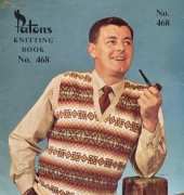 Patons 468. Vintage Mens Vests