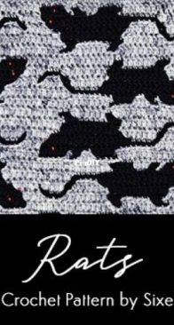 Sixel Design - Alexis Sixel - Rats Mosaic Crochet Pattern
