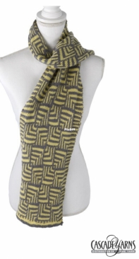 Cascade Yarns - Berkeley Square Mosaic Scarf by Shannon Dunbabin