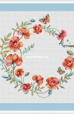 Poppy wreath by Anna Petunova XSD