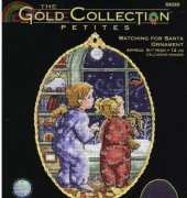 Dimensions - The Gold Collection Petites 8699 Watching For Santa Ornament XSD