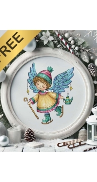 XFreeStitch - Christmas Angel by Svitlana Hrybach PAT+SAGA+XSD