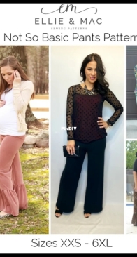 Ellie and Mac - Not So Basic Pants - Sizes XXS-6XL