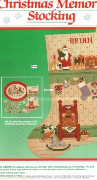Dimensions 8373 Christmas Memories Stocking XSD
