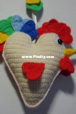 Natik - Rooster pendant - Russian