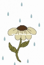 Cyberstitchers - April Showers by Susan Aldrich, 2005 - FREE