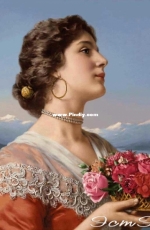 EstE 338 - Lady with a Basket of Roses XSD