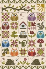 Jardin Privé FT66 Patchwork aux Chouettes XSD