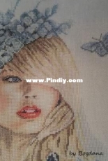 "Blue butterflies" from Lanarte by Bo - the finish