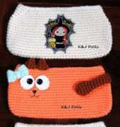 K and J Dolls - Sayjai Thawornsupacharoen - Cat Schoolbag Crochet Pattern