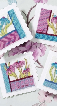 Just For You! - Thank You Cards by Durene Jones from Cross Stitch Gold 116