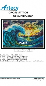 Artecy Cross Stitch - Colourful Ocean