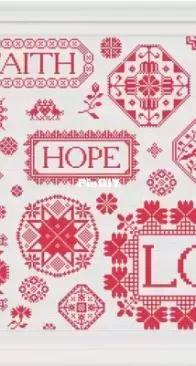 Fox and Rabbit - 2024 Mystery Sampler - Faith, Hope and Love - Part 1
