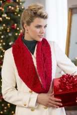 Diamond Cables Cowl by Lorna Miser -Free