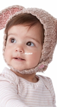 Yarnspirations - Crochet Velveteen Rabbit Hat - Free