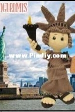 Galamigurumis - Gala Rebes - Statue of Liberty -Russian