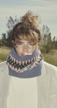 Dorthea Cowl by Marianne Nørbo - Hobbii - Copenhagen Fibers - Free