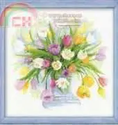 Riolis Premium 100/008 - Tulips Watercolours - XSD