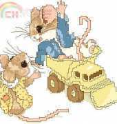 Truck from The Merry Mouse Book of Toys MM4 (pat)