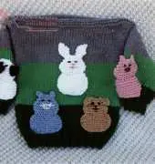 Perky Animal Pockets-frugal knitting haus