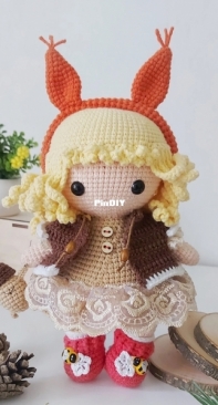 Lubava Crochet Pattern - Lyubov Kholkina - Baby Squirrel
