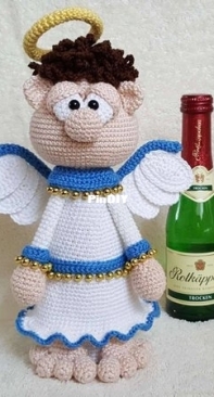 Gaby Paxmann Creations - Gaby Paxmann - Champagne - Christmas - Angel - Sekt - Weihnachts - Engelchen - German