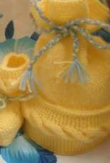 baby hats and booties