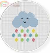 Daily Cross Stitch - Colorful Tears