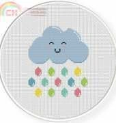 Daily Cross Stitch - Colorful Tears