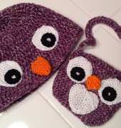 Sarita Kumar - Easy Owl Hat and Purse (Eng) - FREE !!