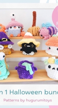 Hugurumi toys / Hugurumi Toys to Hug - Silvia Parascandolo - 10 in 1 Halloween Bundle