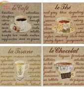 Pique & Pique 9903 - 9904 Sampler Cafe, The, Tisane, Chocolat XSD