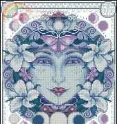 Mother Moon by Joan Elliott from Cross Stitch Collection 166