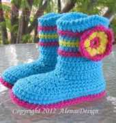 Alenas Design - Alena Byers - Childrens Boots Alicia