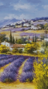 Smolta Stitch SS-275 Lavender Field by Tatiana Smolyaninova