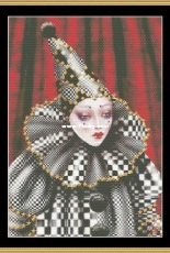 Mystic Stitch MG-12 - Black & White Harlequin