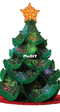 Freestanding Christmas Tree - OESD - PES Machine Embroidery