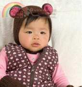 Coats & Clark - Red Heart - Stitch Nation SN0116 Bear Cub Hat & Mitts by Debbie Stoller