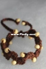 hook and pearl bracelet