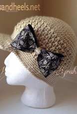 Hooks and Heels - Regina S Graham- Cute Cross Newsboy Hat