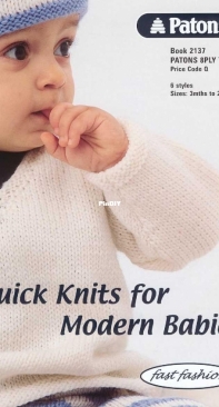 Patons 2137 Quick Knits for Modern Babies - Free
