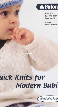 Patons 2137 Quick Knits for Modern Babies - Free