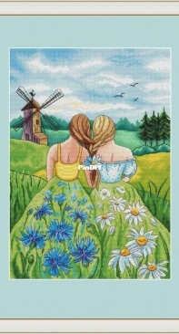 Flower Fields - Cornflowers And Chamomile by Irina Podkopaeva / Ирина Подкопаева / Irina Podkopayeva