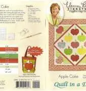 Eleanor Burns-Apple cake quilt