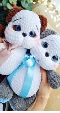Teddy Knitted - Daria Kiseleva - Дарья Киселева - Panda - Панда - Russian
