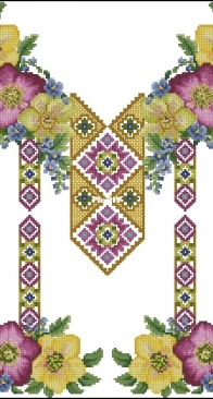 Merejka - 12-32 Embroidered dress or blouse XSD