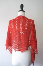Wave Maiden One Skein Shawl by Michelle Miller-Free