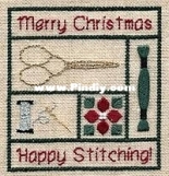 Kreinik - Happy Stitching Ornament - Free