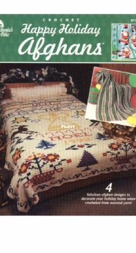 Annies Attic - 871712  Happy Holiday Afghans